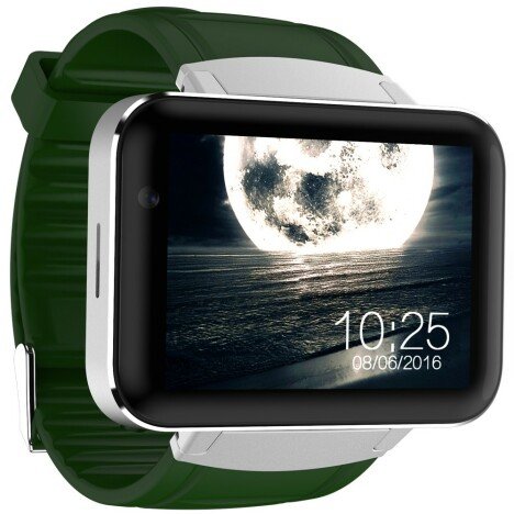 Smartwatch Telefon cu Android iUni DM98, Wi-Fi, 3G, Camera 2 MP, BT, 2.2 Inch, Green