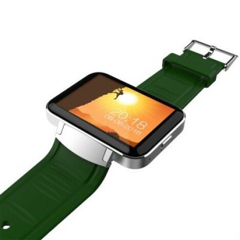 Smartwatch Telefon cu Android iUni DM98, Wi-Fi, 3G, Camera 2 MP, BT, 2.2 Inch, Green